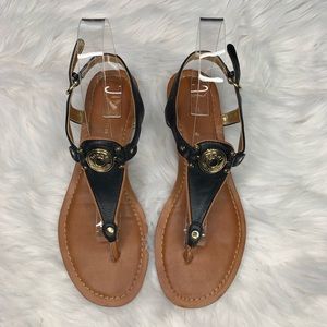 ❌SOLD❌ Tommy Hilfiger Logo T-Strap Thong Sandals